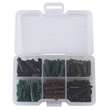 60 комплектов зажимов для рыболовного поводка с кончиком карпового хвоста