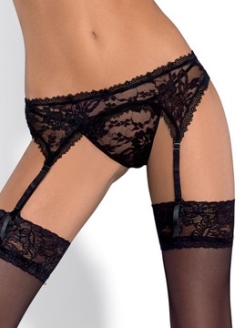 Sexy komplet pas do pończoch i stringi Catia L/XL
