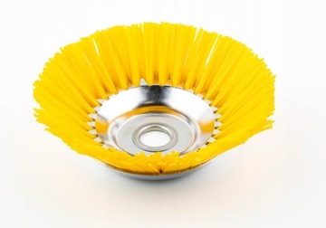 SZCZOTKA NYLONOWA TARCZA GŁOWICA DO KOSY CZYSZCZENIA 200mm, 25,4mm