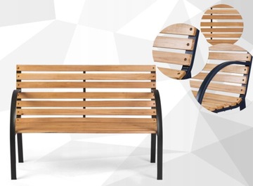 Деревянная скамейка для балкона, сада, парка Sofotel