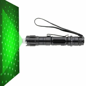 ОХОТНИЧЬЯ ФОНАРЬ ВЫСОКОЙ МОЩНОСТИ 532NM ЗЕЛЕНАЯ, ШАРИКОВАЯ РУЧКА, НЕПРЕРЫВНАЯ ЛИНИЯ 5000M