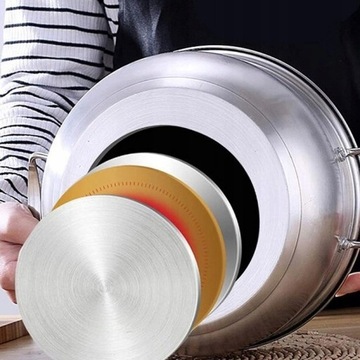 ZESTAW 4 GARNKÓW KUCHENNYCH NA PŁYTE INDUKCYJNĄ STAL NIERDZEWNA 8 EL