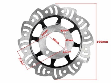 NOWA TARCZA HAMULCOWA CROSS 125 TYŁ HB XMOTOS PITBIKE KXD GERMANY BARTON
