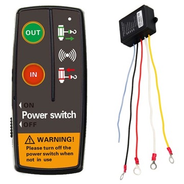 PILOT DO WYCIĄGARKI BEZPRZEWODOWY 12V WYCIĄGARKI