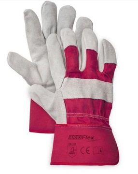 Rękawica HAND FLEX Premium Skóra Wzmocniona Ochrona EN388/420