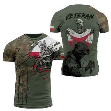 T-SHIRT PATRIOTYCZNA KOSZULKA MĘSKA 3D POLSKA L,M