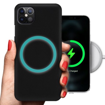 ETUI MAT MAGSAFE do IPHONE 11 PRO MAX RING MORSKI