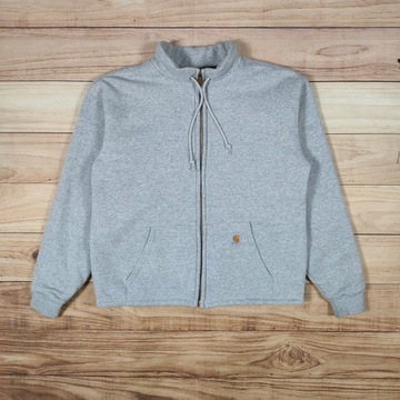 CARHARTT Kurtka/Bluza Ocieplana Szara Full Zip Logowana r. M