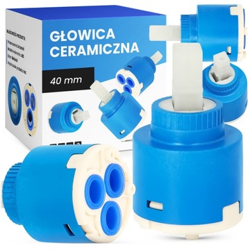 Głowica baterii umywalki zlewu kranu niska 40 mm