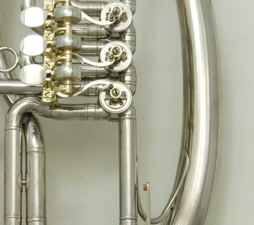Баритон Bb Miraphone после капремонта футляр + мундштук DR24-127