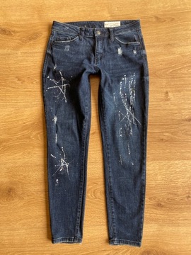 ESPRIT dopasowane jeansy W28 7/8