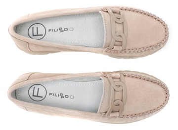 WYPRZEDAŻ FILIPPO-DP3334 beż r38 LUPA2X