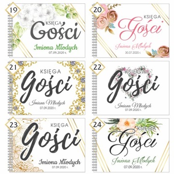 A5 KSIĘGA GOŚCI / 44 strony / Ślub / Wesele