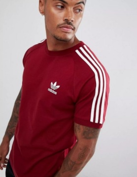2961 МУЖСКАЯ ФУТБОЛКА ADIDAS ORIGINALS ХЛОПОК КАЛИФОРНИЯ БОРДОВЫЙ L