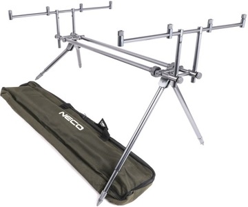 STANOWISKO KARPIOWE STOJAK WĘDKARSKI ROD POD PODPÓRKA