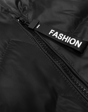 BEZRĘKAWNIK Z KAPTUREM B8231 CZARNY XXL (44)