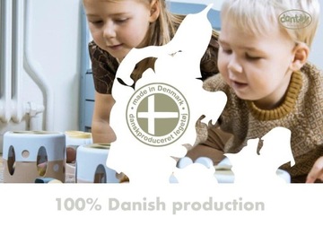 SANKI z kierownicą hamulcami DZIECI czerwone PLASTIKOWE ślizg DANTOY DANIA