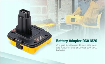 CQ DCA1820 Адаптер для аккумулятора инструмента Dewalt на 20 В