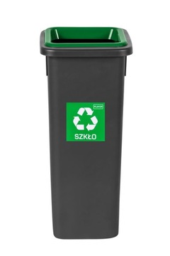 HYGIO Kosz do segregacji śmieci 20 l FIT BIN zielo