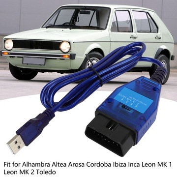 Диагностический кабель OBD2 FT232RL, стабильный чип