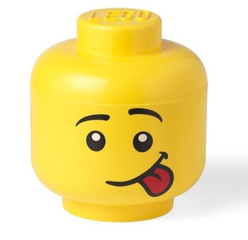 Pojemnik LEGO Głowa Silly M 16x16x18cm