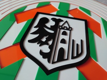 Zagłębie Lubin herb na ścianę do domu prezent na święta dla chłopaka męża