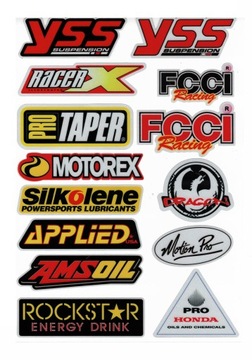 NAKLEJKI NA MOTOR MOTOCYKL YSS SILKOLENE ROCKSTAR