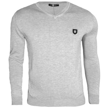 Cipo Baxx Sweter Męski Delikatny Slim Prezent