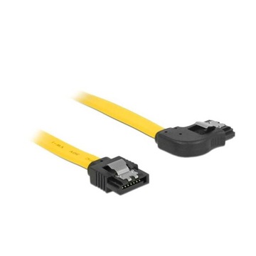Kabel SATA Delock 82828 DATA III 0,3m z zatrzask metal kątowy prawo/prosty
