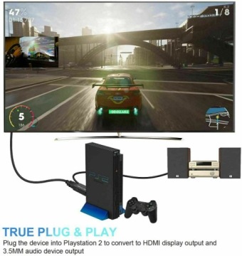 Адаптер-конвертер PS2 в HDMI v.2023