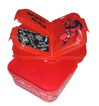 SPIDERMAN Pudełko Organizer Lunchbox 4 komory