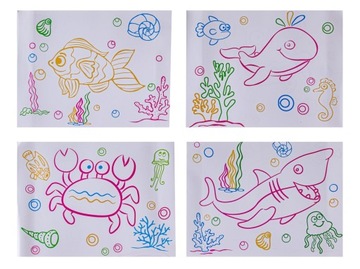 3D Волшебная доска для рисования и раскрашивания БОЛЬШАЯ