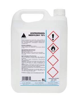 Izopropanol medyczny 70% płyn 5l