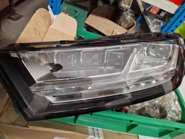 Audi Q7 II 2017 AUDI Q7 4M (2015-2024) przednie lampy kompletny komplet, zdjęcie 3