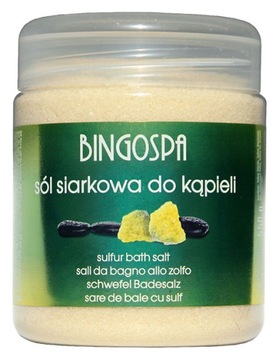 BINGOSPA Sól siarkowa do kąpieli 550 g