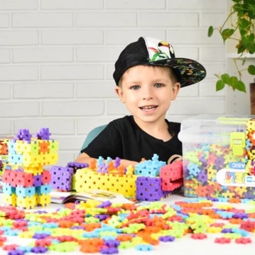 СТРОИТЕЛЬНЫЕ БЛОКИ MELI Basic Travel Box 1000 шт.