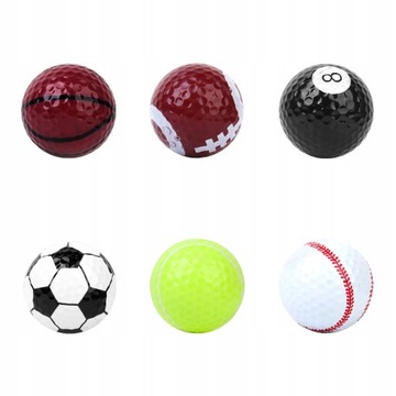 Różne wzory Piłki golfowe (koszykówka, piłka