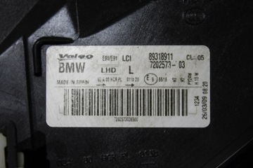 BMW 3 E90 E91 FACELIFT SVĚTLO PŘEDNÍ LEVÝ JEHLA EVROPA