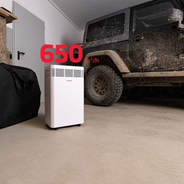 ОСУШИТЕЛЬ ВОЗДУХА WELLTEC DHN60 3 в 1, до 140 м², 60 л/24 ч, Wi-Fi, НАСОС УФ-ЛАМПЫ