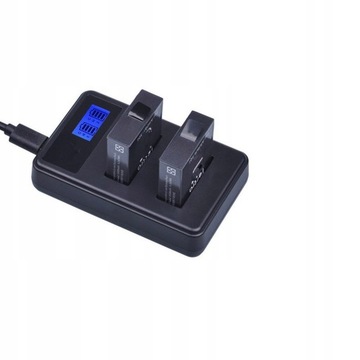 ЗАРЯДНОЕ УСТРОЙСТВО ДЛЯ ДВОЙНОГО ЖК-дисплея EKEN/SJCAM ДЛЯ КАМЕР