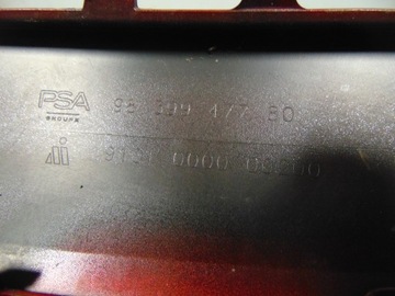 LIŠTA NÁRAZNÍKU OPEL ASTRA L VI 9839947780