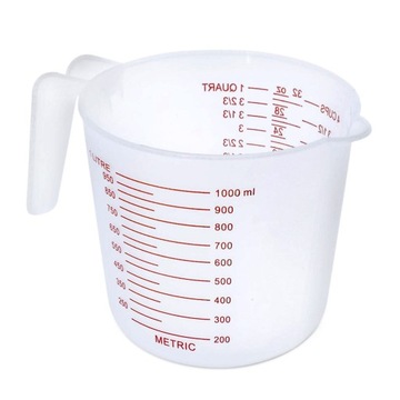 DZBANEK Z MIARKĄ PODZIAŁKĄ POJEMNIK MIARKA 1000ML