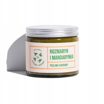 Naturalny peeling rozmaryn i mandarynka Cztery Szpaki 250ML