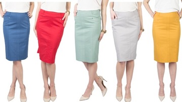 #7 BAWEŁNIANA SPÓDNICA KOLORY PRODUCENT r.50