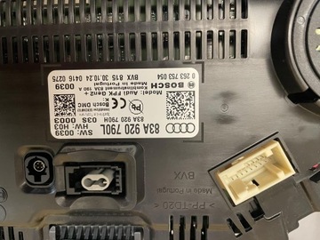 AUDI Q3 83A PŘÍSTROJOVÁ DESKA WIRTUALNY VIRTUAL LCD 83A920790L