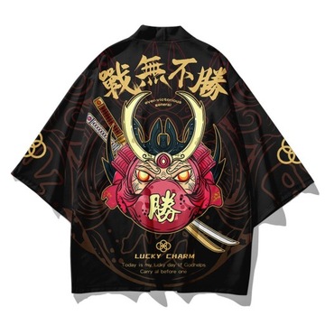 ЯПОНСКОЕ КИМОНО ХАОРИ САМУРАЙ МИЯМОТО МУСАСИ КАНДЗИ КЕНСЕЙ СОВЕРНОР N3