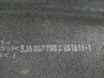 POLIČKA KUFRU 5JA867769C SKODA RAPID HB TOLEDO IV