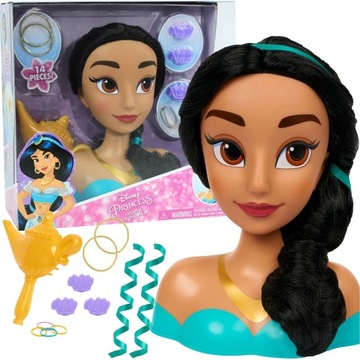 LALKA GŁOWA DO STYLIZACJI WŁOSÓW JASMINE DISNEY