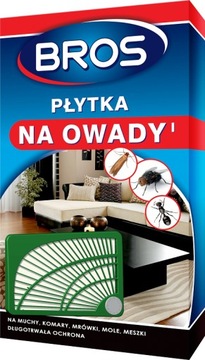BROS PŁYTKA NA OWADY MOLE KOMARY MESZKI MUCHY