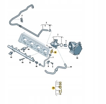 ZESTAW NAPRAWCZY WKŁADÓW ZAWORKÓW 06J998907D ASO